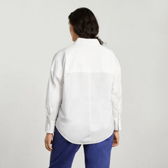 The Oversized Poplin Shirt | White