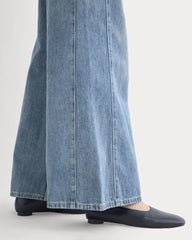 Paneled Ultra Wide-Leg Jean | Tungsten Scratch