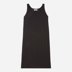 The Naia™ Ripple Tank Dress | Black
