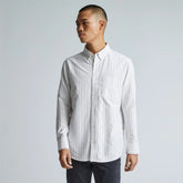 The Classic Oxford Shirt | Canvas / Mauve / Chocolate | Standard
