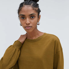 The Organic Cotton Long-Sleeve Tee | Tapenade