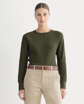 Slim-Fit Crew in Cozy Waffle | Heather Beech