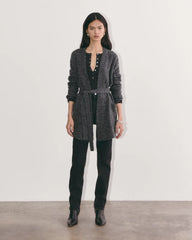 The Robe Cardigan in Alpaca | Dark Charcoal