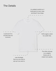 The Essential Organic Crew | Navy / Bone