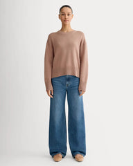 The Boxy Sweater in Everyday Cotton | Rose Dusk