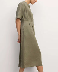 The Frolic Dress in Linen | Kalamata