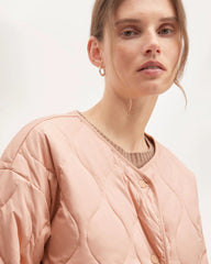 The Quilted Liner | Blush Pink