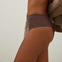 The Invisible High-Rise Thong | Dark Tan
