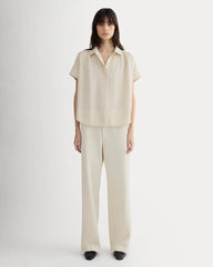 The Square Shirt in SoftLuxe | Sandshell