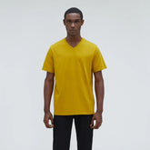 The Organic Cotton V-Neck Tee | Golden Palm