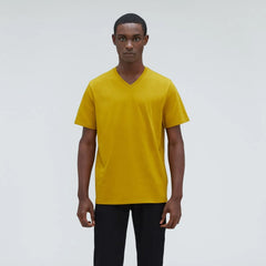 The Organic Cotton V-Neck Tee | Golden Palm