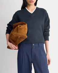 The Everywhere Pant in Stretch Linen | Navy