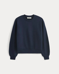 Lightweight Terry Blouson Crew | Navy