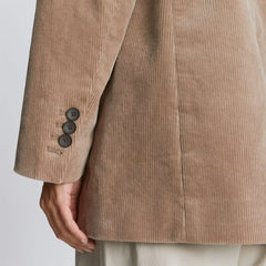 The Corduroy ’80s Blazer | Taupe Grey
