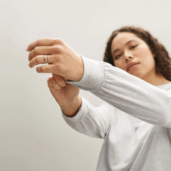 The Organic Cotton Long-Sleeve Tee | Heathered Grey