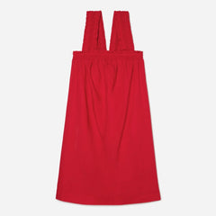 The Smocked Linen Dress | Goji Berry