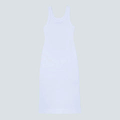 The ’90s Rib Dress | White