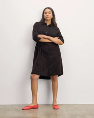 The Must-Have Shirtdress in Butterlite | Black