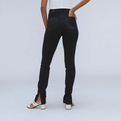 The Way-High® Skinny Split Hem Jean | Black