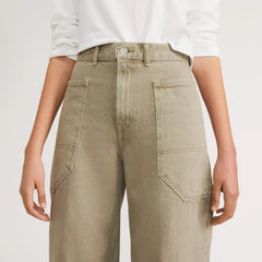 The Way-High® Gardener Cropped Jean | Moss