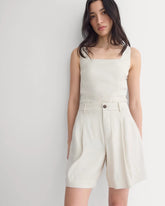 Tailored A-Line Short | Birch