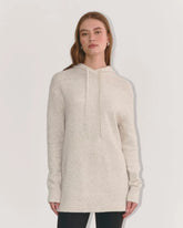 The Oversized Hoodie in Plush Cotton | Heathered Oat