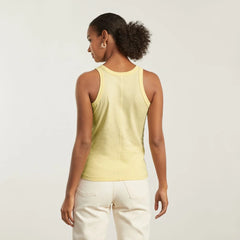 The Tank in Essential Cotton | Pastel Yellow