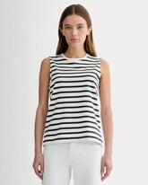 The Mariner Tank | Black / Canvas Tan