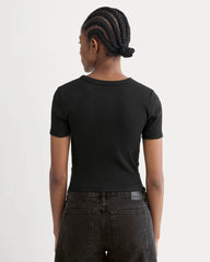 The ’90s Rib Tee | Black