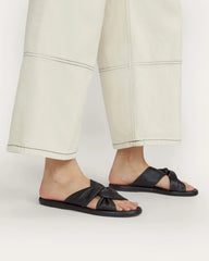 The Day Twist Sandal | Black