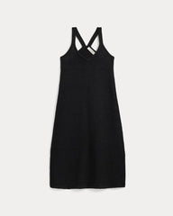 Sweater Racerback Midi Dress | Black