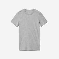 The Organic Cotton Crew Tee | Heathered Grey
