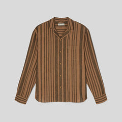 The Relaxed Linen Long-Sleeve Shirt | Light Blue