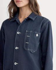 The Denim Chore Jacket | Garment-Dyed Navy