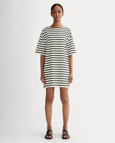 The Mariner Dress | Bone / Black