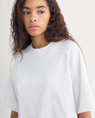 Oversized Seamed Tee | White