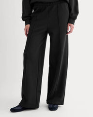 Lightweight Terry Pintuck Sweatpant | Black