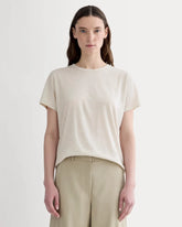 The Slim Air Tee | Heathered Oat