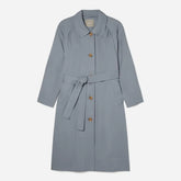 The Gathered Drape Trench | Smoke