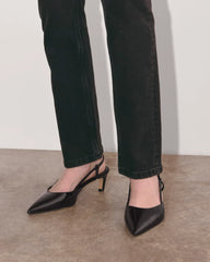The Studio Slingback Heel | Black