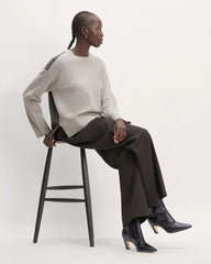 The Short Banana Boot | Black Crocodile