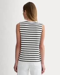 The Mariner Tank | Black / Canvas Tan
