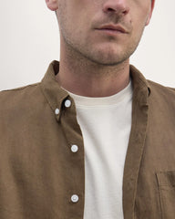The Classic Shirt in Linen | Cocoa