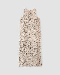 The Satin Racerback Slip Dress | Whisper Pink Moonsplatter