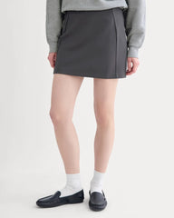 Ponte Mini Skirt | Graphite
