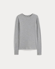 Tissue Long-Sleeve Crew | Heathered Grey