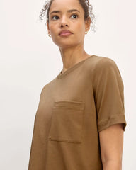 The Organic Cotton Weekend Tee Dress | Toasted Coconut