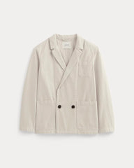 The Denim Chore Blazer | Garment-Dyed Sand