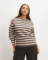 The Cocoon Crew in Alpaca | Heathered Black / Cafe Creme / Bone