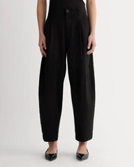 The Everywhere Pant in Stretch Linen | Black
